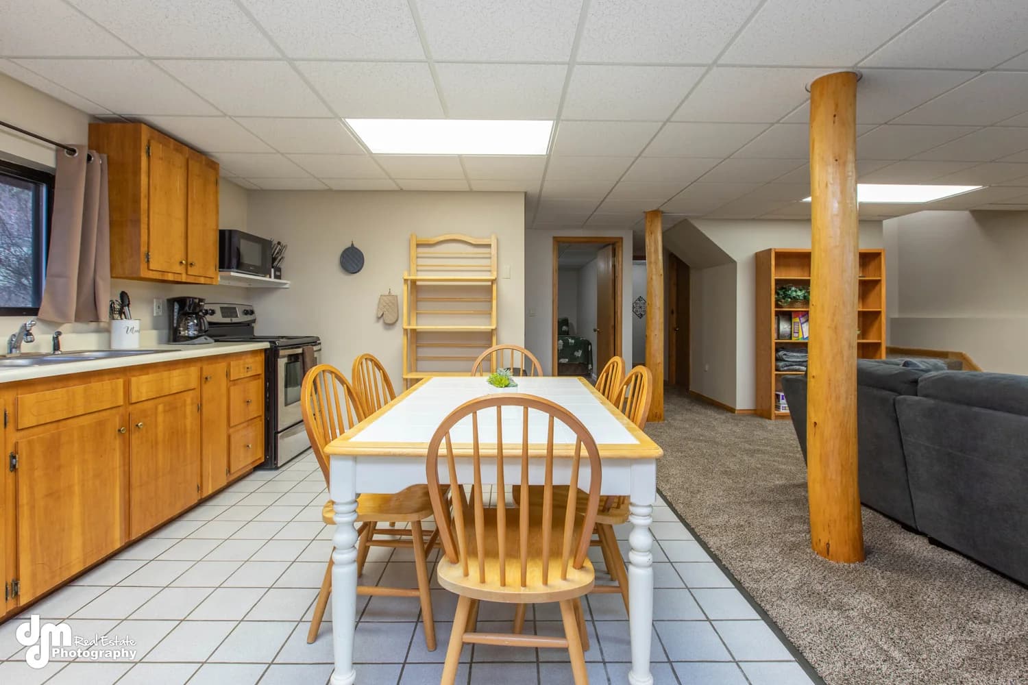 Cabin Vacation Rental Design — staged by Acorn Home Staging