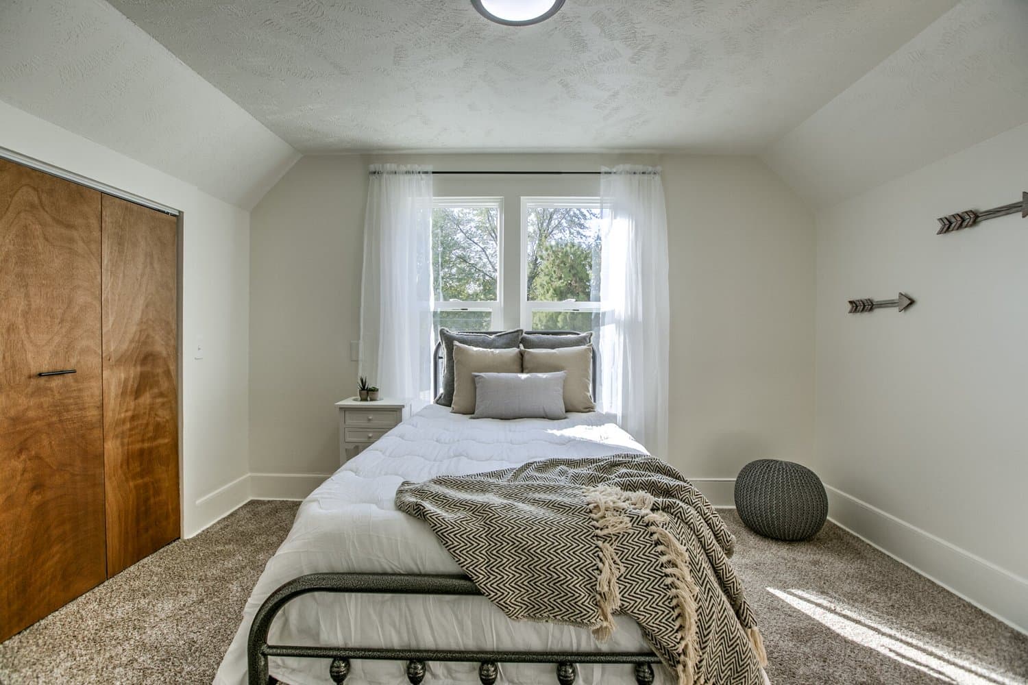 Bedroom staged by Acorn Home Staging — Platte Avenue