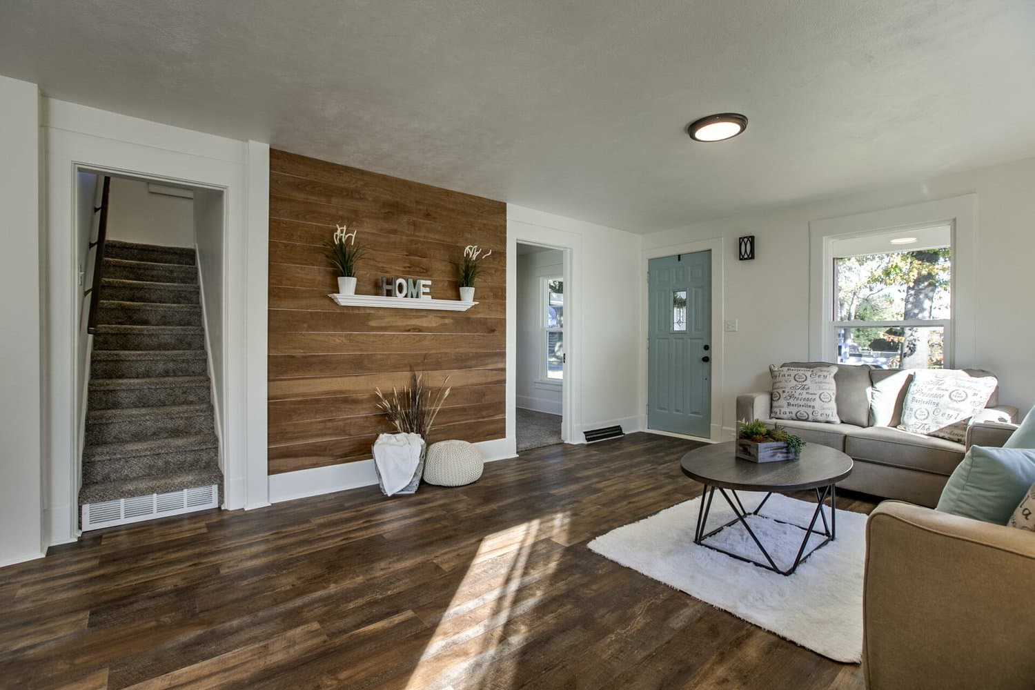 Entryway staged by Acorn Home Staging — Platte Avenue