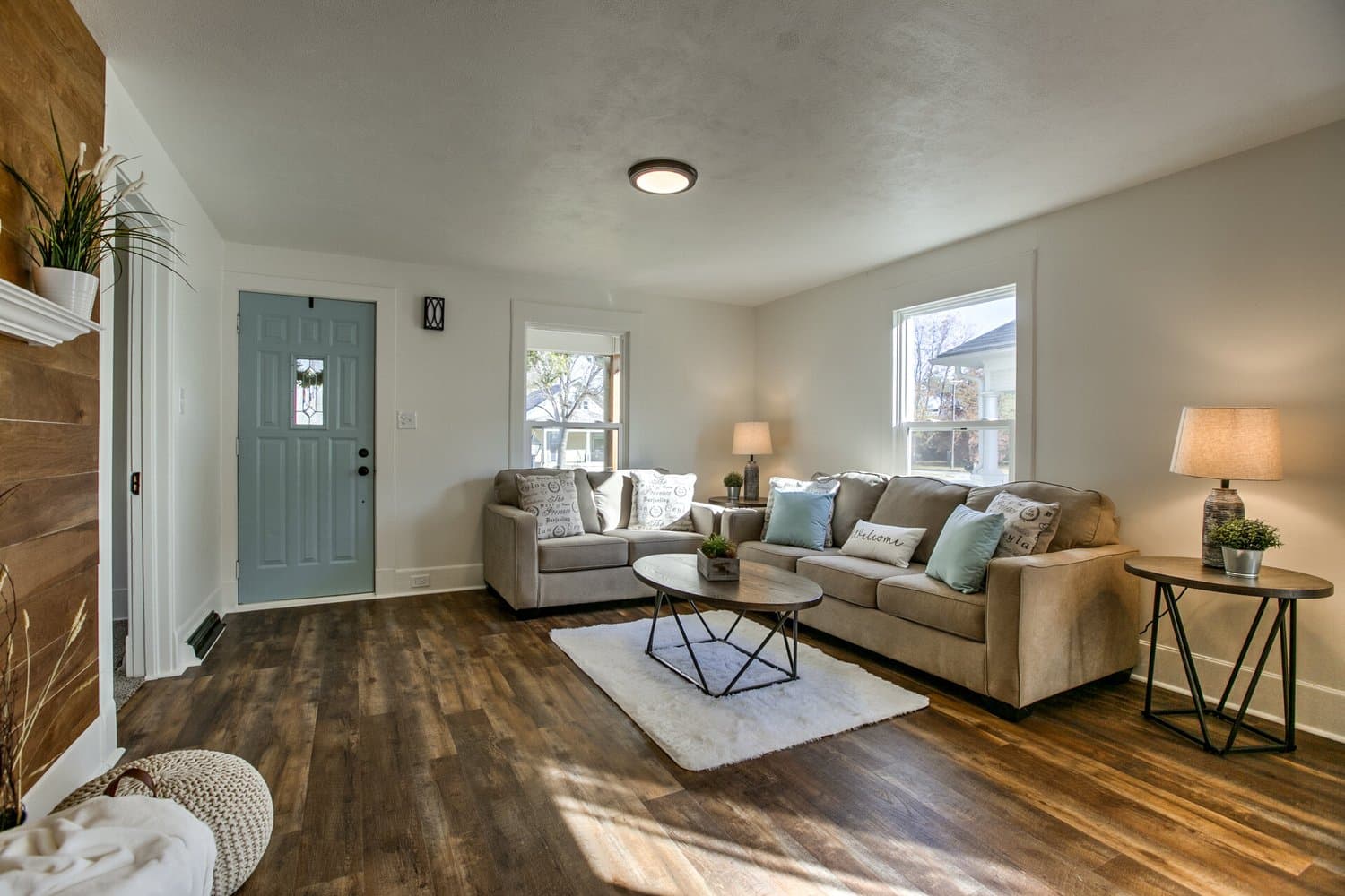 Living Room staged by Acorn Home Staging — Platte Avenue