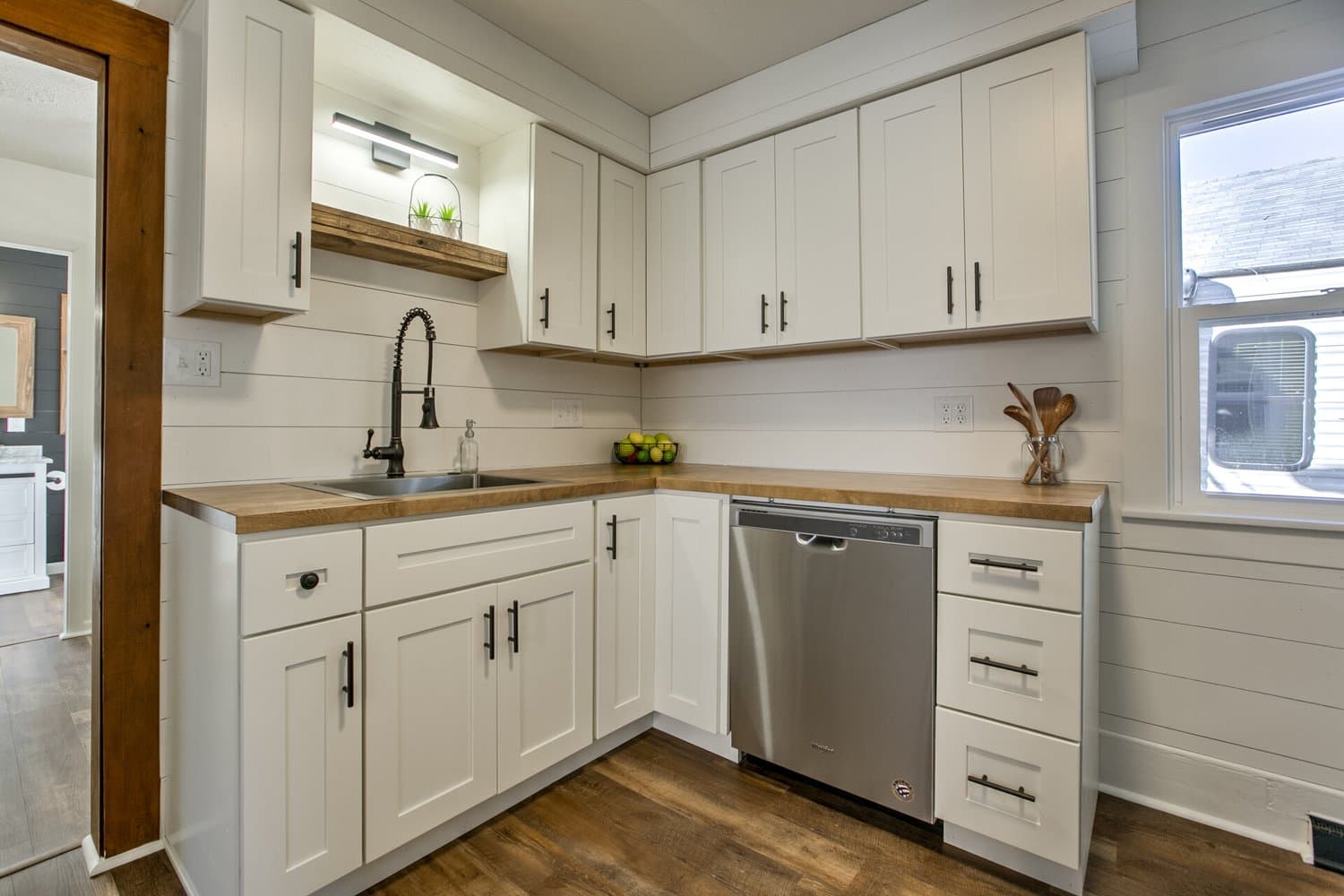 Kitchen staged by Acorn Home Staging — Platte Avenue