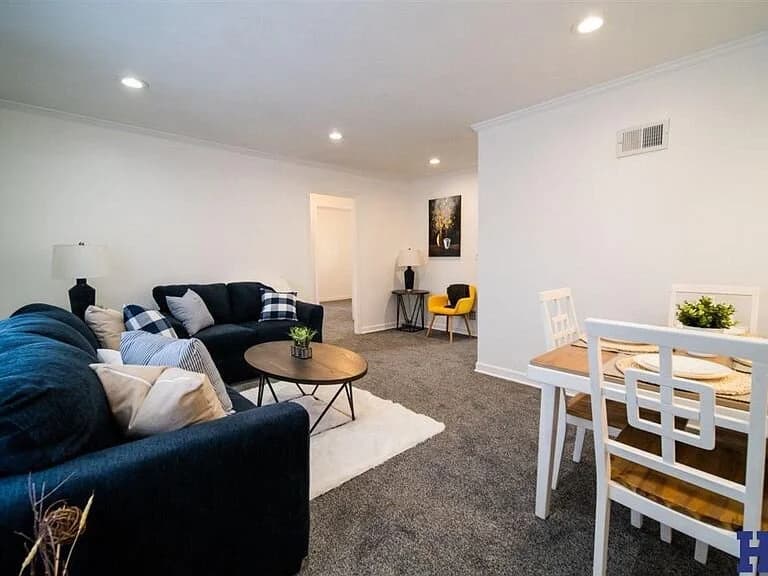 Adams - Weird Layout — staged by Acorn Home Staging