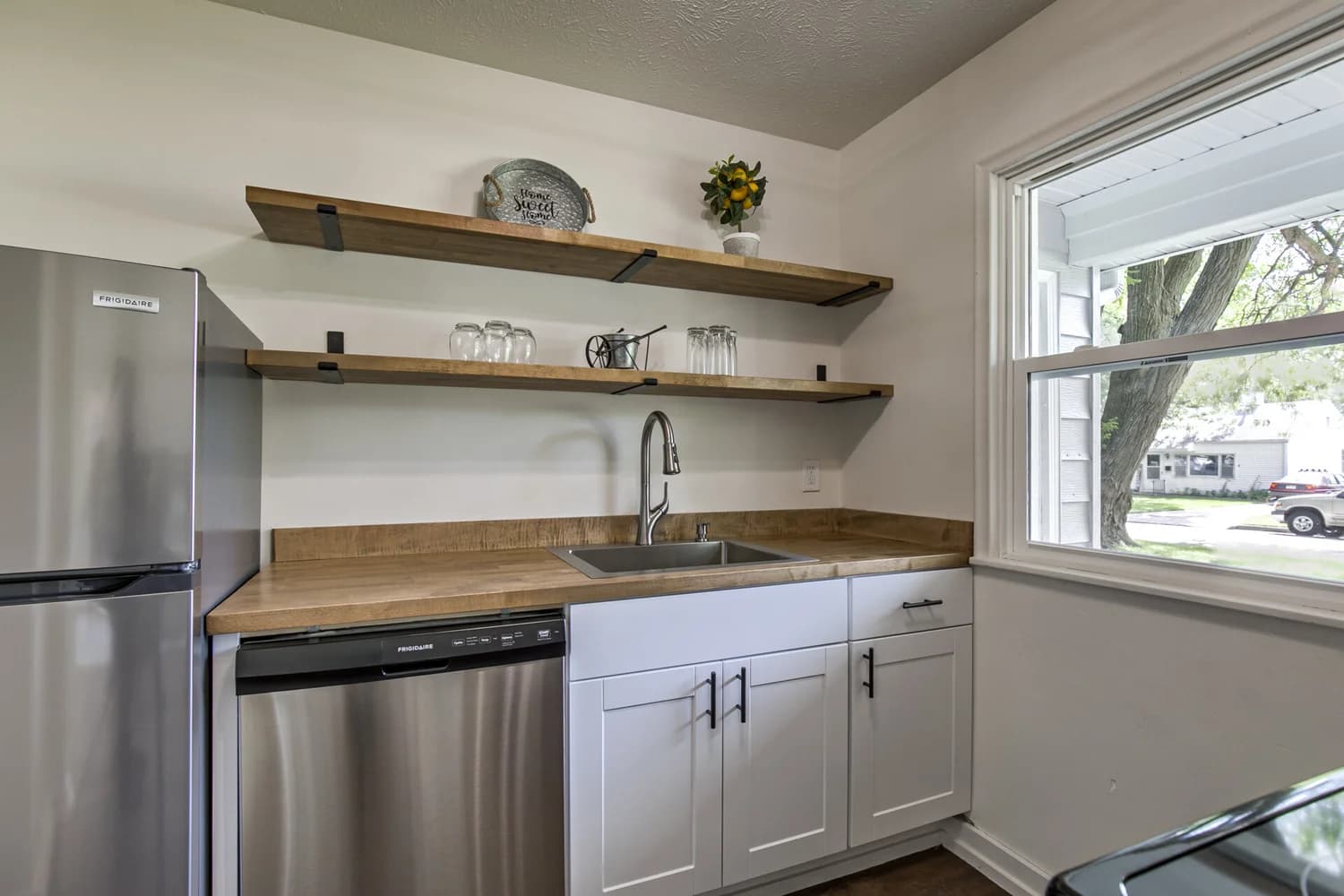 Small Duplex — staged by Acorn Home Staging